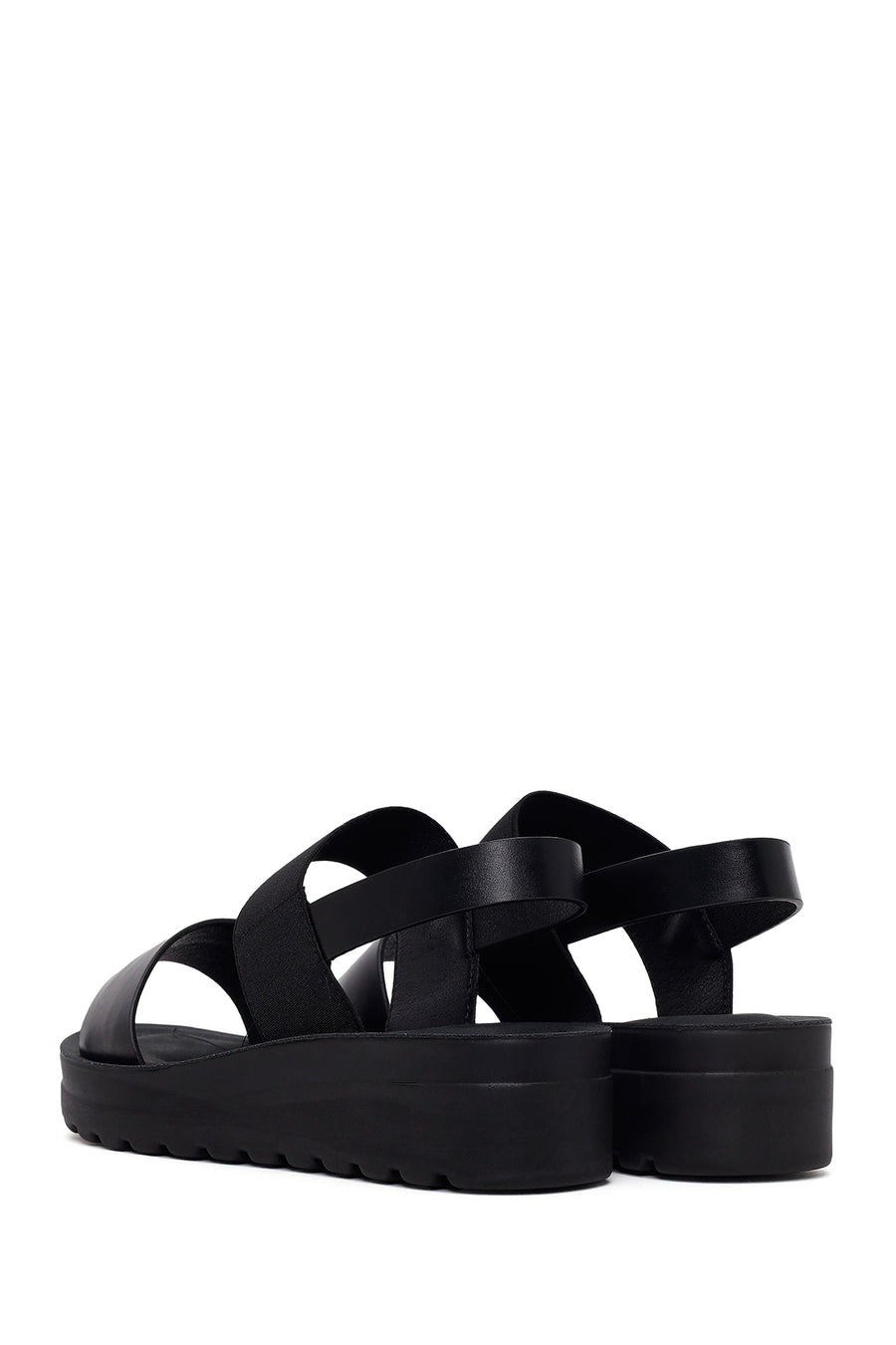 Woman Black Thick-Soled Sandal