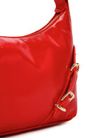 Women's Red Long Strap Patent Leather Shoulder Bag | Derimod