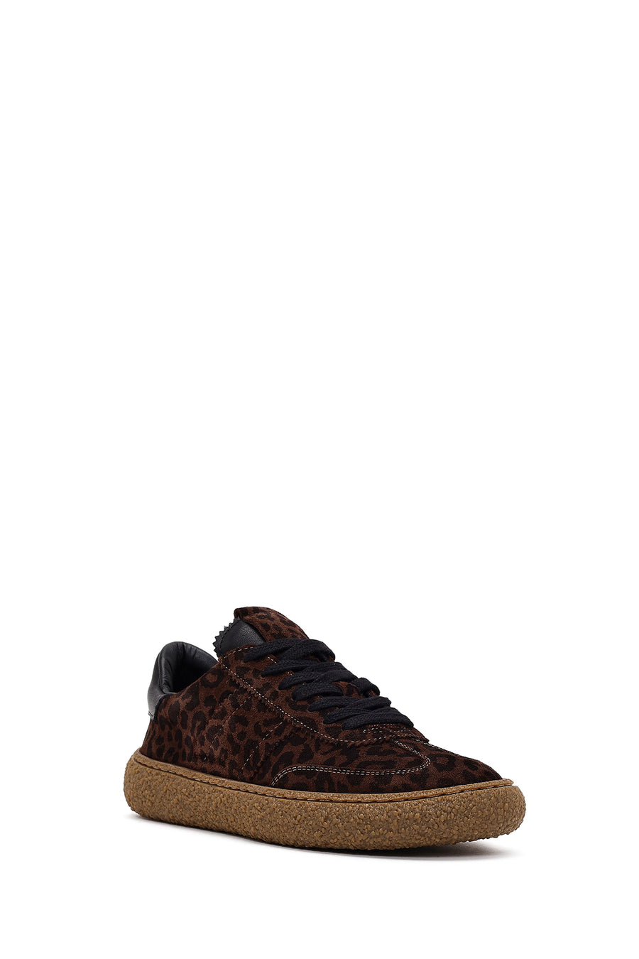 Women's Leopard Suede Leather Sneaker