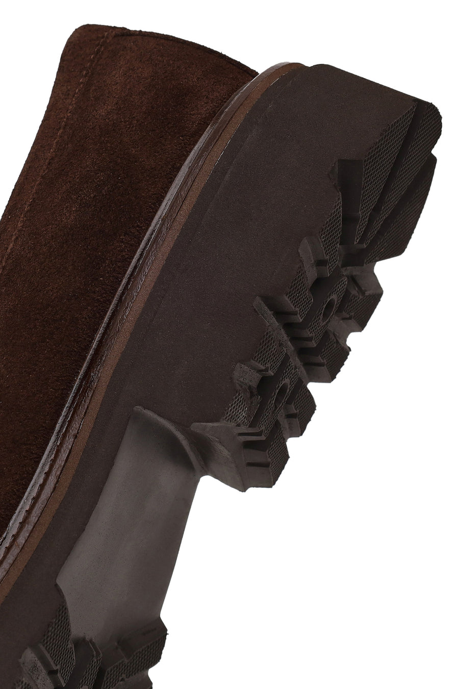 Male Brown Tasselled Suede Loafer