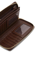 Women's Brown Printed Wallet | Derimod