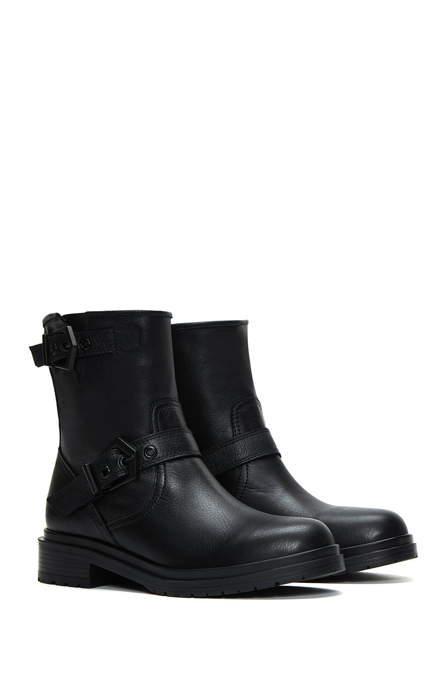 Women's Black Leather Boots