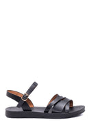 Women's Black Casual Heeled Sandals | Derimod