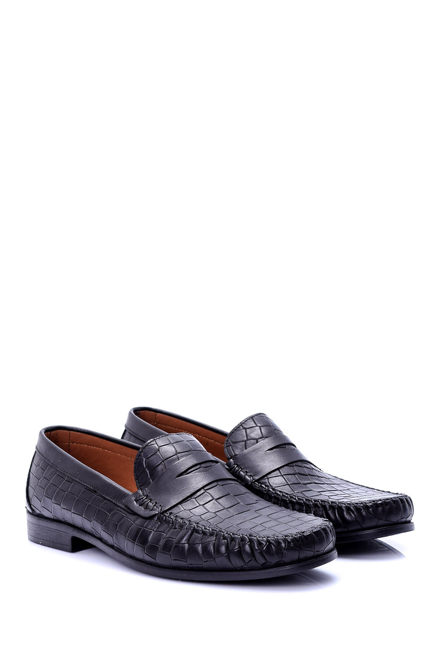 Men's Crocodile Detailed Shoes