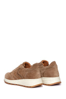 Women's Mink Suede Leather Sneaker | Derimod