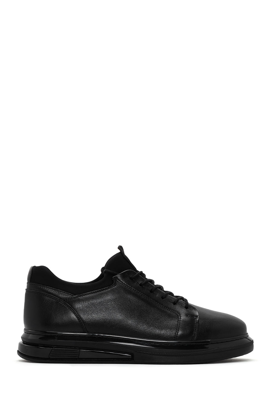 
Men's Black Thick Sole Lace-Up Leather Casual Shoes
 25SFD674518 | Derimod