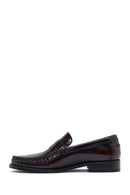 Men's Burgundy Leather Classic Loafer | Derimod