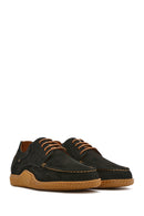 Men's Black Lace-Up Nubuck Leather Casual Shoes | Derimod
