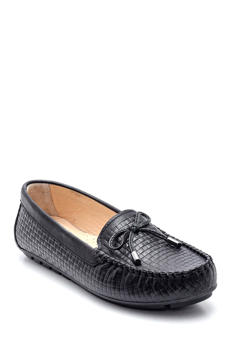 Women's Leather Crocodile Loafer