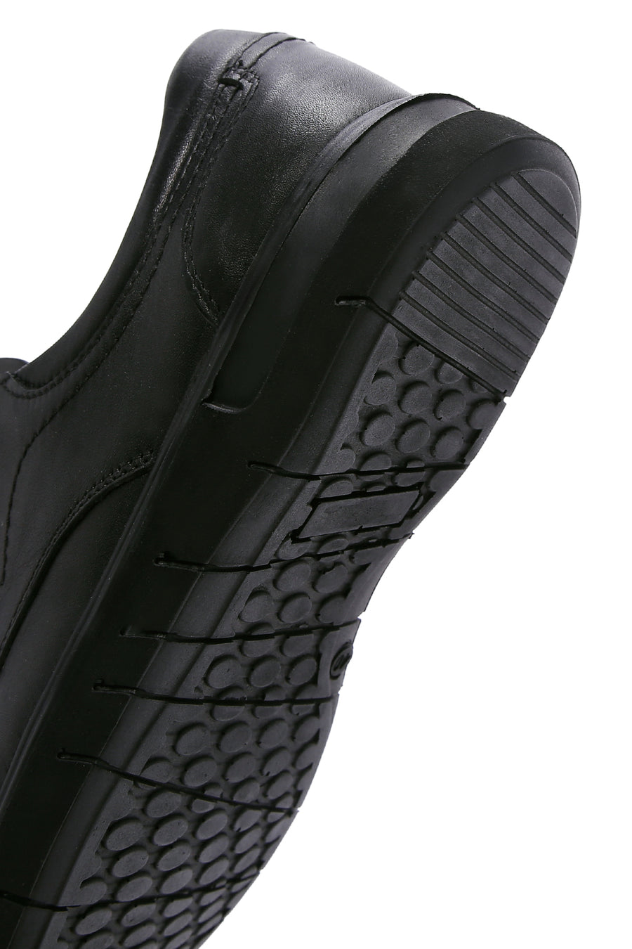 Men's Black Leather Casual Shoes