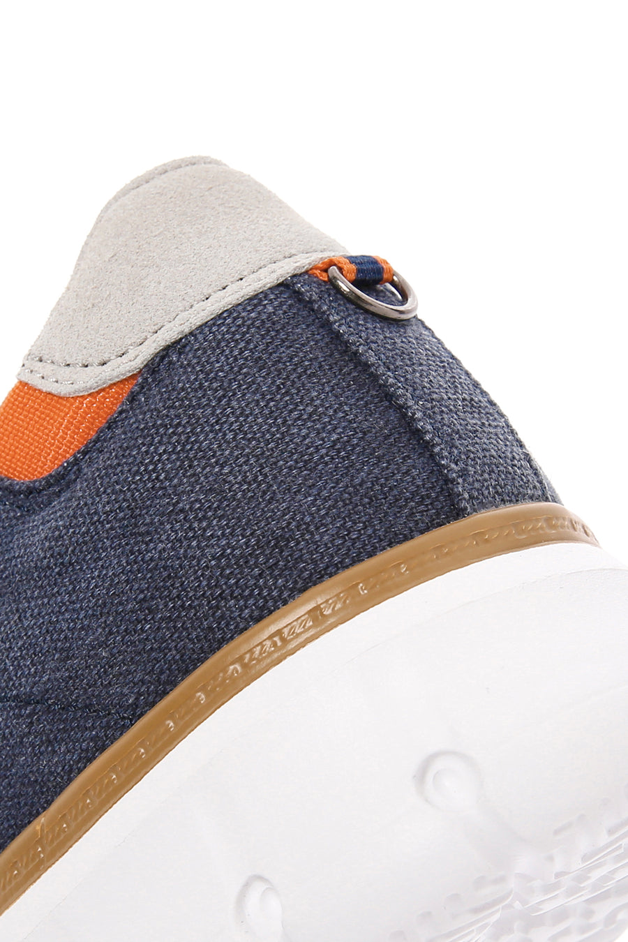 Erkek Lacivert Bağcıklı Kalın Tabanlı Kumaş Sneaker