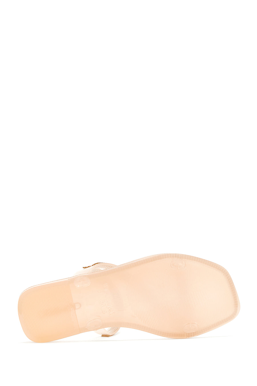 Women's Pink Jelly Stone Slippers