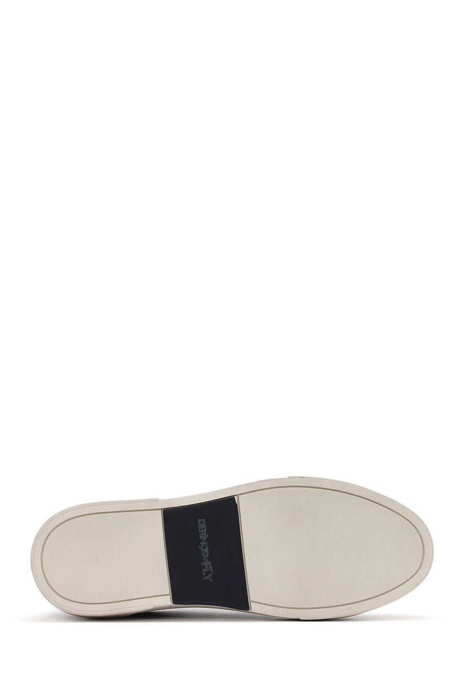 Men's Navy Blue Elastic Leather Sneakers