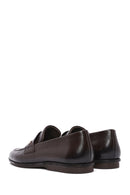 Men's Brown Leather Casual Loafer | Derimod