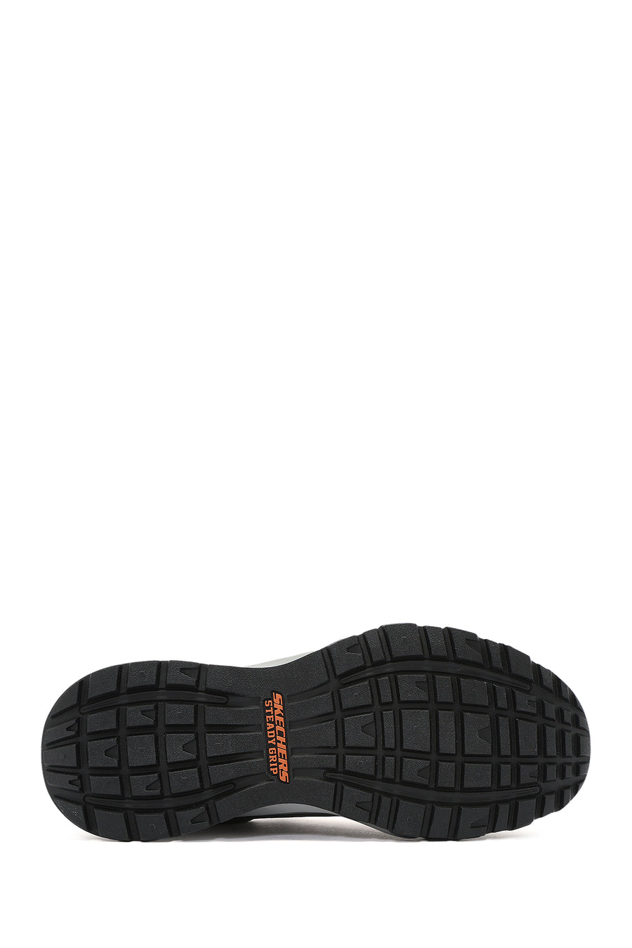 Skechers Men's Grey Lace-Up Fabric Sneakers