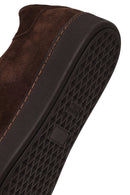 Male Brown Lace-Up Suede Leather Sneaker | Derimod