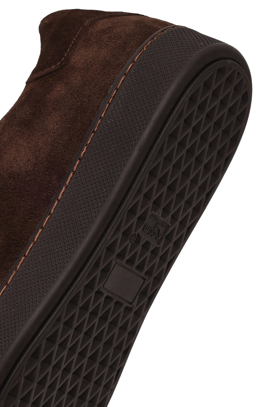 Male Brown Lace-Up Suede Leather Sneaker