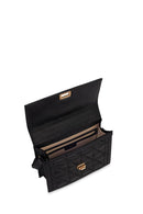 Geox Women's Black Veriana Leather Shoulder Bag | Derimod