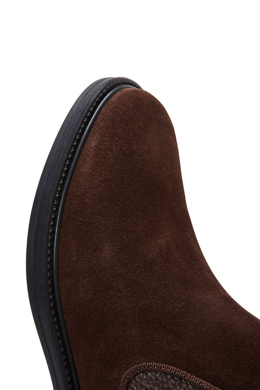 Men's Brown Suede Leather Chelsea Boots