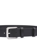 Men's Black Leather Belt | Derimod