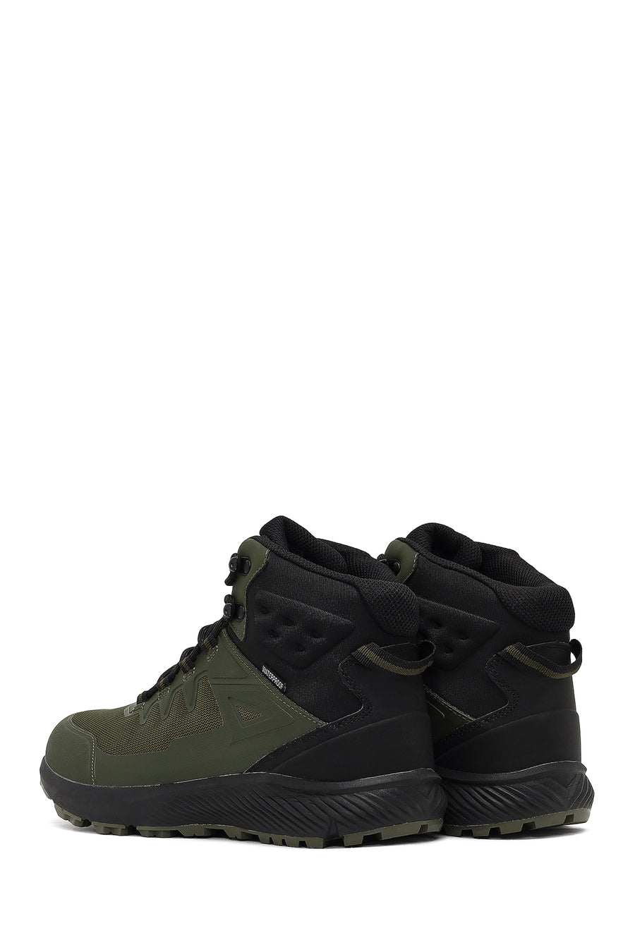 Derimod Dry Men Khaki Lace-Up Thick-Soled Outdoor Boot