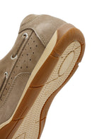 Men's Beige Lace-Up Nubuck Leather Casual Shoes | Derimod