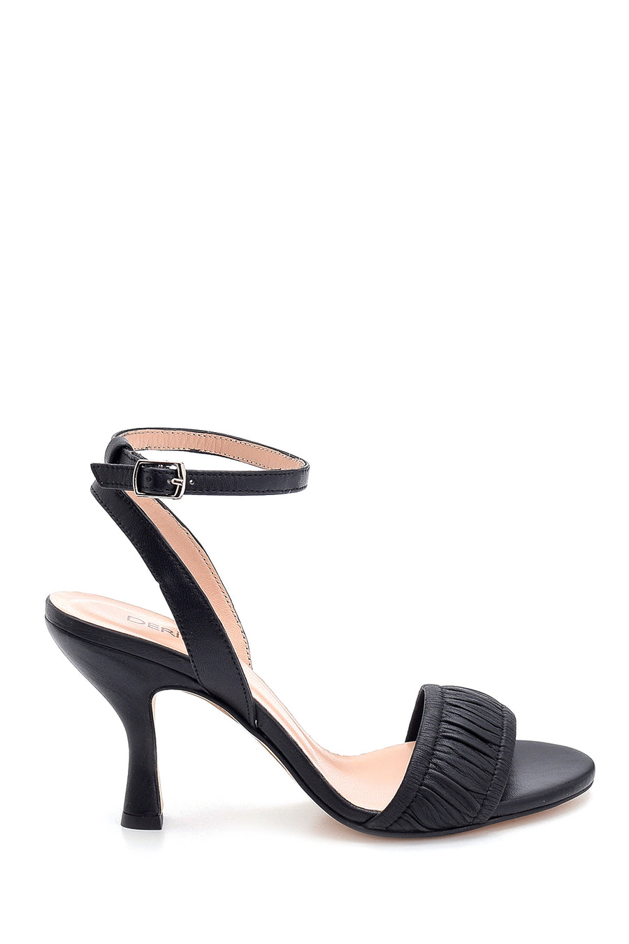 Women's Leather Heeled Sandals 21SFD130918 | Derimod