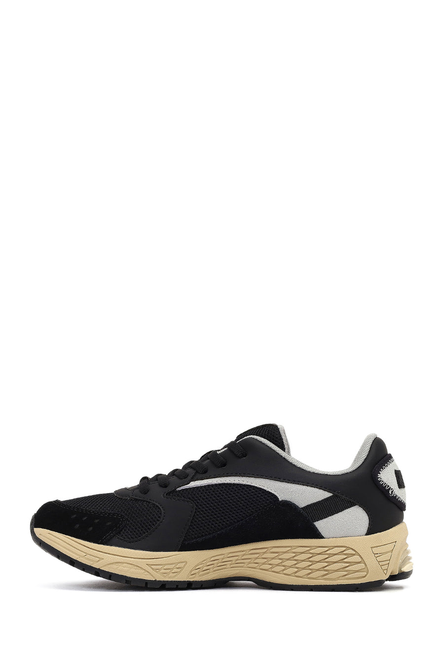 Derimod Studio Kadın Siyah Bağcıklı Kalın Tabanlı Sneaker