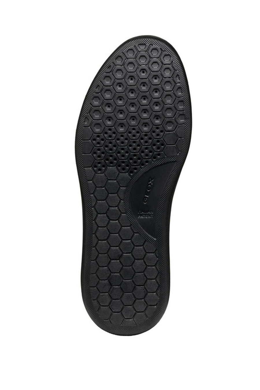 Geox Men's Black Deiven Lace-Up Leather Casual Sneaker