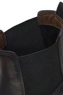 Male Black Leather Chelsea Boots | Derimod