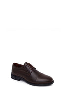 Male Brown Lace-up Leather Casual Shoes | Derimod
