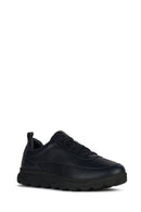 Geox Men's Navy Blue U Spherica Leather Sneaker | Derimod