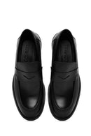 Erkek Siyah Deri Klasik Loafer | Derimod
