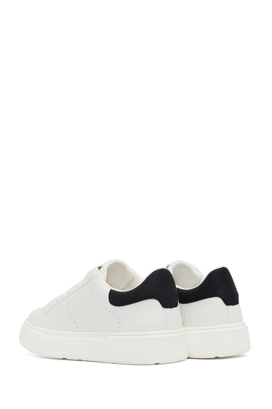 Male White Lace-up Sneaker