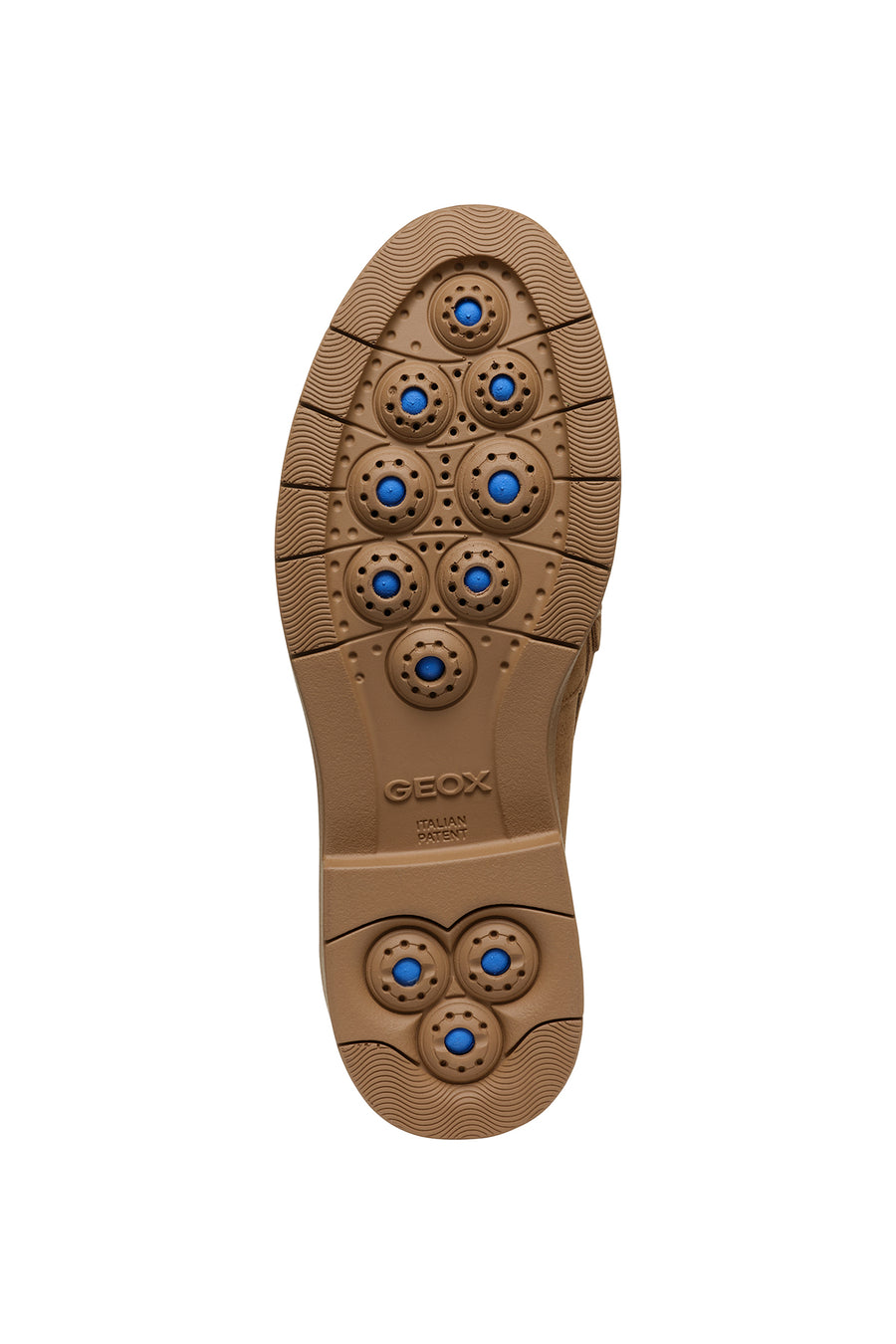 Geox Women's Tan Spherica Ec1 Suede Masculine Loafer