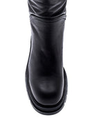 Women's Leather Zippered Boots | Derimod