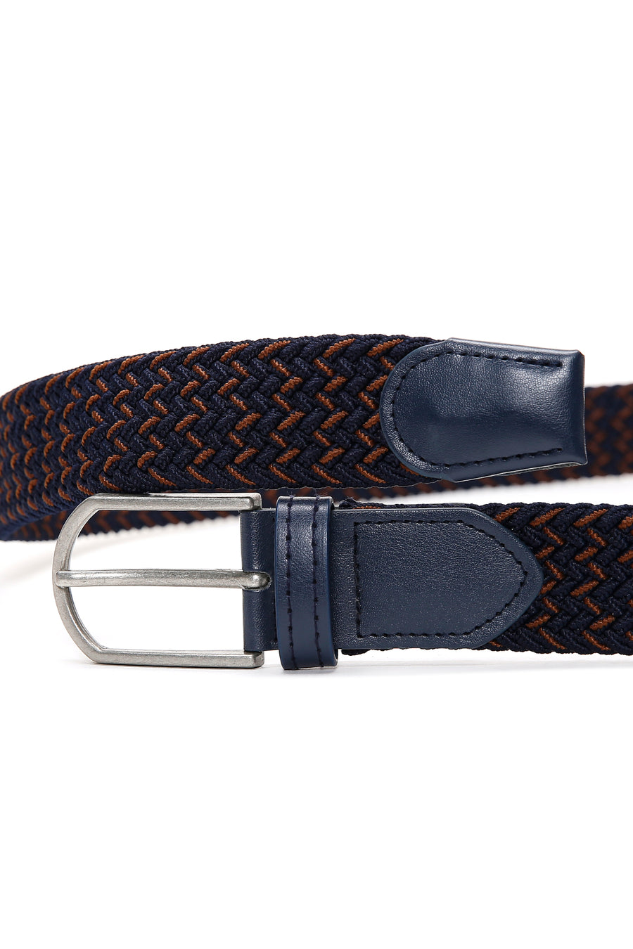 Men's Navy Blue Fabric Belt