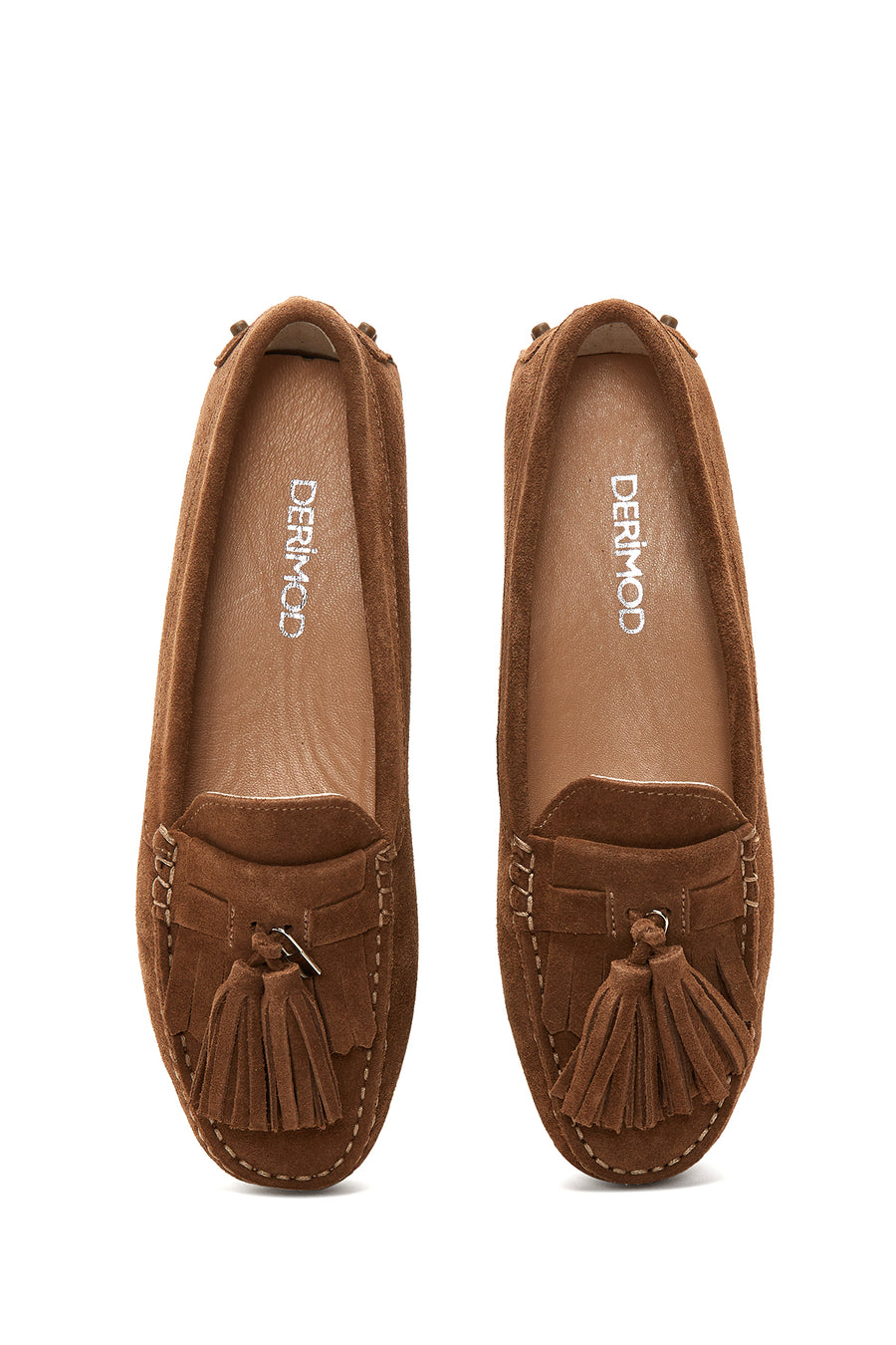 Women's Leather Suede Tassel Loafer