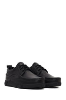 Men's Black Lace-Up Leather Casual Shoes | Derimod