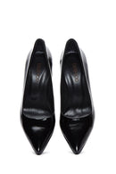 Woman Black High-Heeled Patent Leather Leather Shoes | Derimod