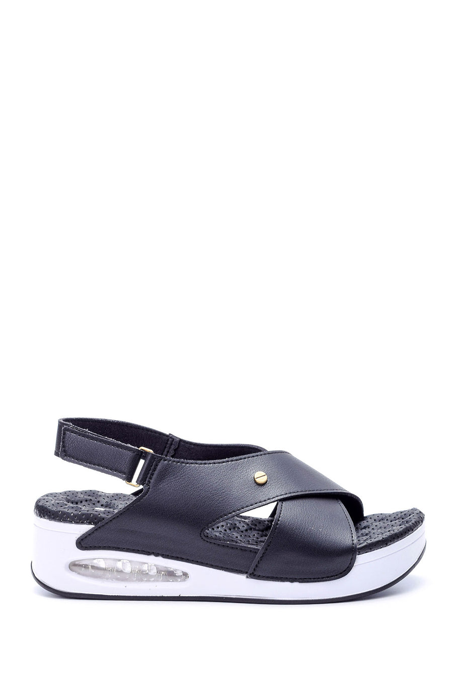 Women's Heavy Sole Comfort Sandals 19SFE291718 | Derimod