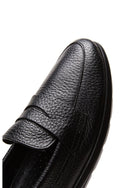 Kadın Siyah Deri Konfor Loafer | Derimod
