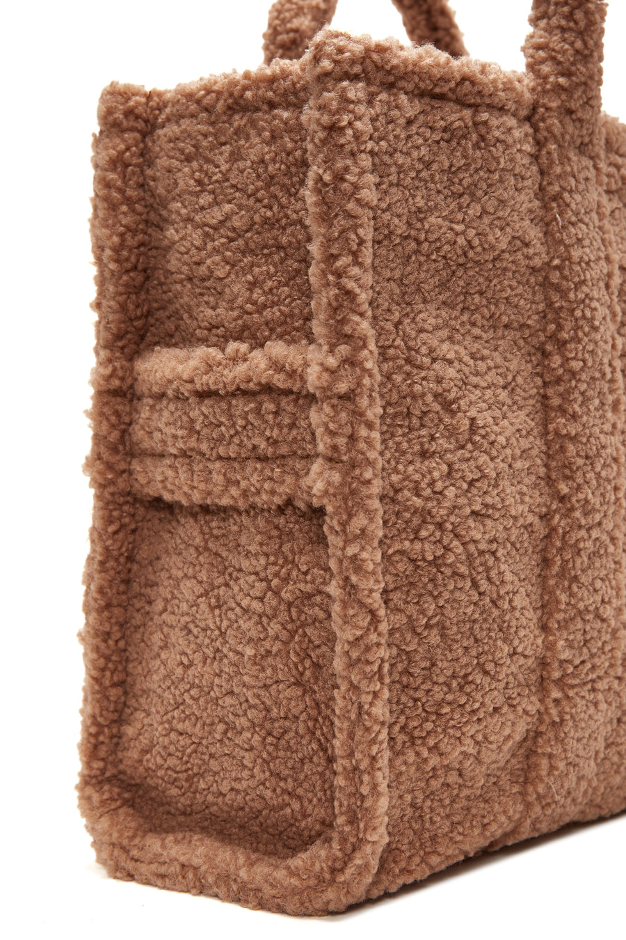 Women's Brown Plush Handbag