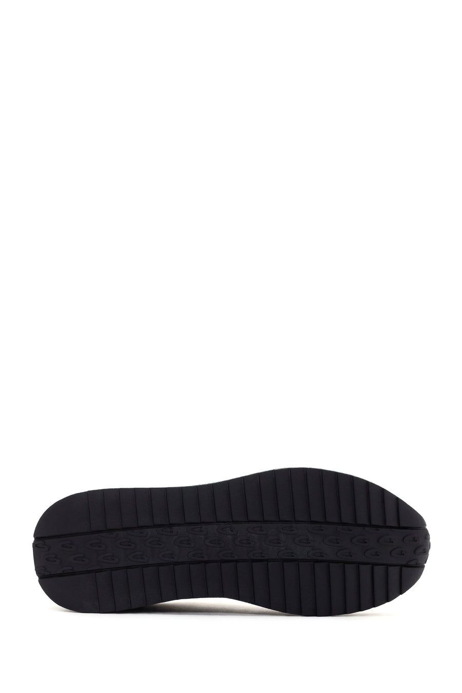 Alberto Guardiani Men's Black Winner Thick Soled Leather Sneaker