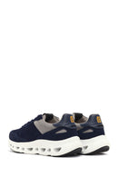 Derimod Studio Men's Navy Blue Lace-Up Thick-Soled Sneaker | Derimod