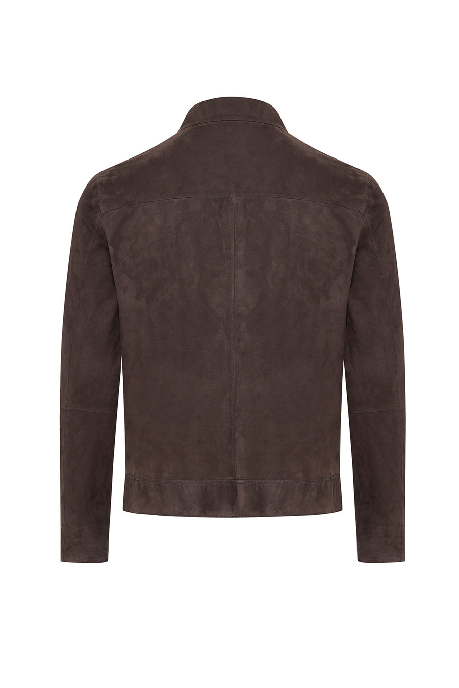 Clint Men's Brown Suede Double-Sided Leather Jacket