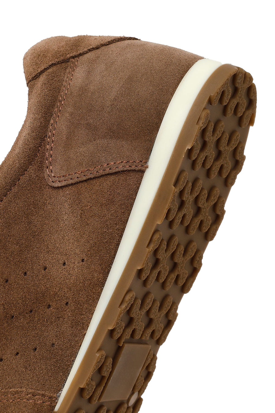 Male Brown Lace-Up Suede Leather Sneaker