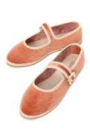Woman Powder Buckled Fabric Mary Jane Ballerine flats | Derimod
