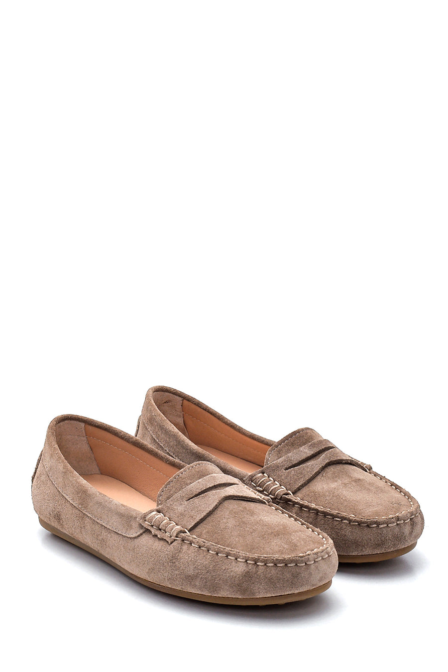 Women's Leather Suede Loafer