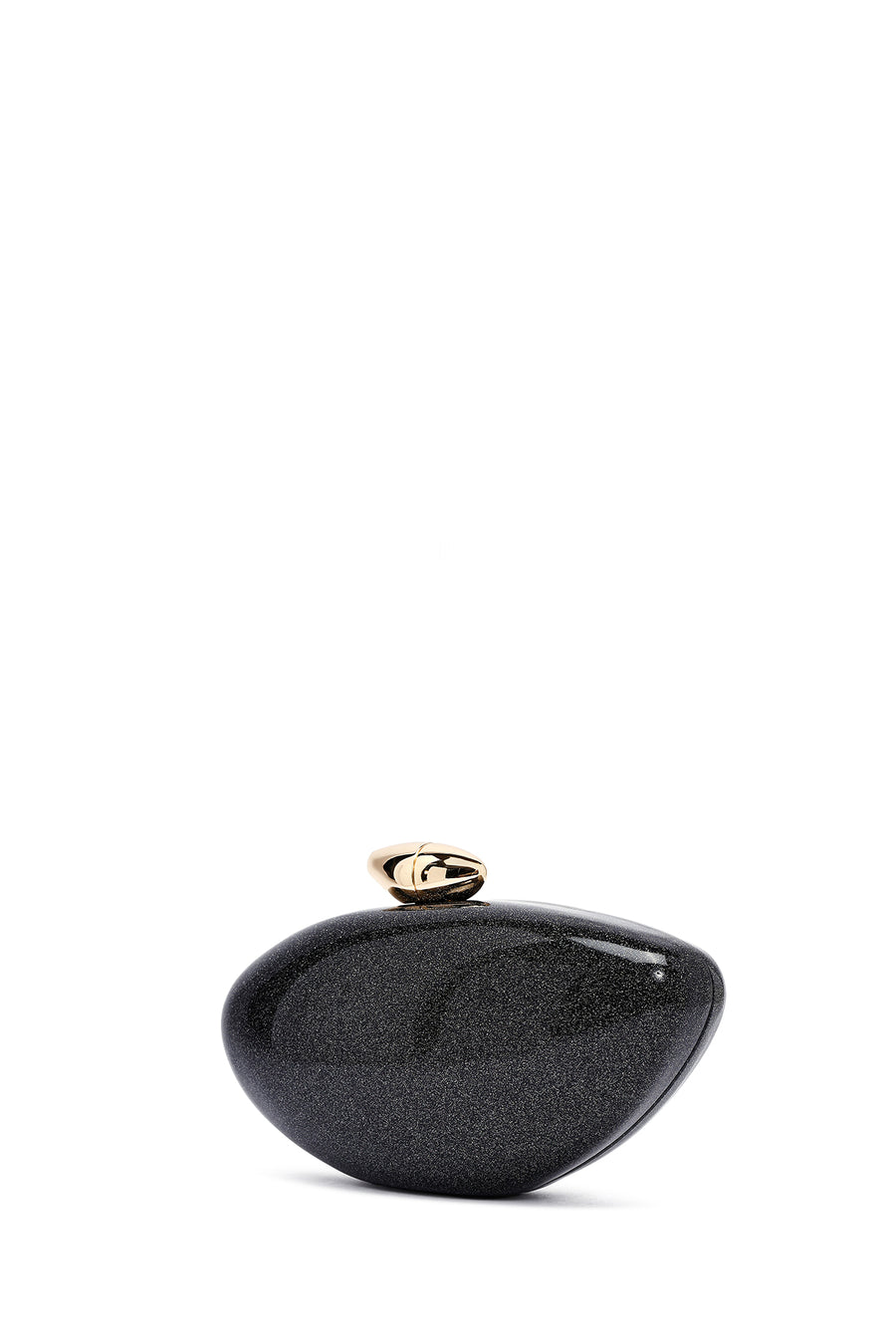 Women's Black Long Chain Strap Mini Evening Box Bag